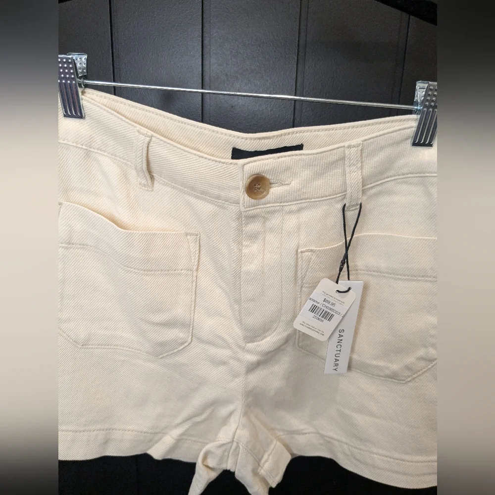 Sanctuary Cream Women's Shorts - Picture 5 of 6